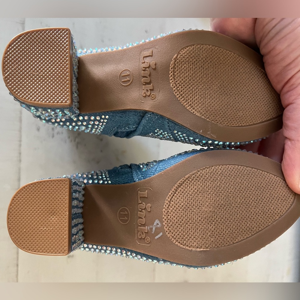Link Sparkling Rhinestone Kids Boots - Picture 4 of 4